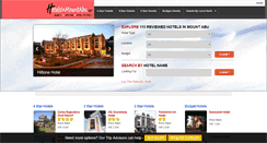 Desktop Screenshot of hotelsinmountabu.net